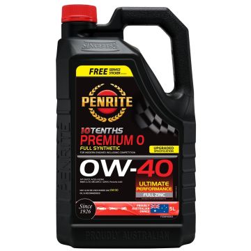 Motorový olej Penrite 10 Tenths Premium 0 0W-40 Full Synthetic 5L