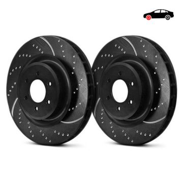 GD1045 Sport Discs Rotors EBC Brakes for Audi A4 B6 A4 B7 A4 quattro B6 A4 quattro B7 A4 Convertible A4 Convertible quattro A6 C5/4B A6 quattro C5/4B A6 quattro Avant C5/4B Seat Exeo Skoda Superb 3U Volkswagen Passat B5 Audi A4 A4 quattro A4 Cabriolet A4 