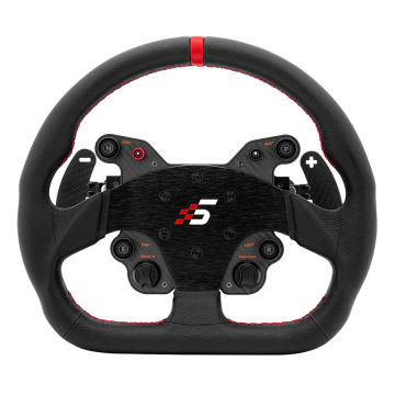 GT1 330 mm Kožený Volant D-Type SIMAGIC s ŘadicÍmi Pádly Simulator Simracing