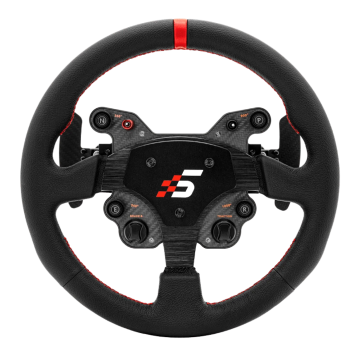 GT1 330 mm Kožený Volant R-Type SIMAGIC s ŘadicÍmi Pádly Simulator Simracing