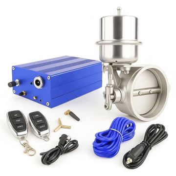 Podtlaková výfuková klapka se řídicí jednotkou 76mm 3”