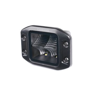 LED pracovní světlo Purelux Black Flush Mount Square 12cm 40W široký kužel