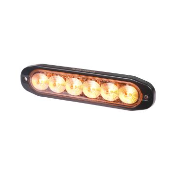 Výstražné LED světlo Purelux Strobe Ultra Slim 12V 24V 118mm 12W