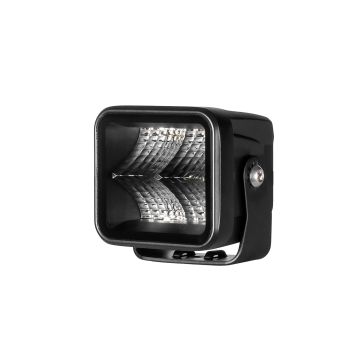 LED pracovní světlo Purelux Terrain Black Square Flood Wide Beam 7cm 20W