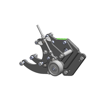 High Mount AC Compressor Bracket IOD Performance for GM LQ4 LQ9