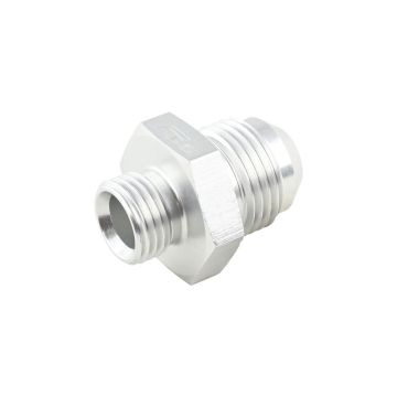 AN6 ORB Male To AN8 Male JIC Hose Fitting Adapter Silver