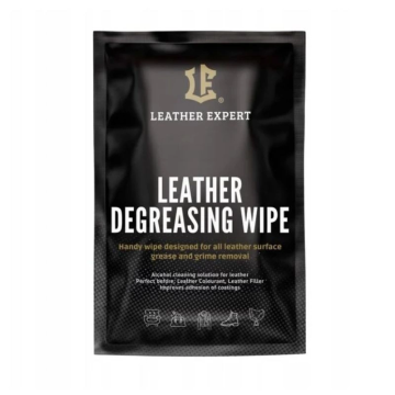 Leather Expert Degreasing Wipe odmašťovací ubrousek na hladkou kůži 18x20cm