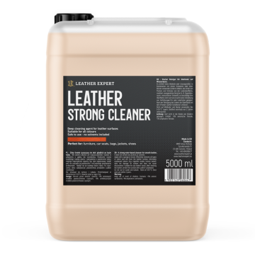 Leather Expert Leather Strong Cleaner silný čisticí prostředek na silně znečištěnou hladkou kůži  5000ml 5l
