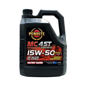 Motorový olej Penrite MC-4ST 15W-50 100% PAO ESTER Full Synthetic 2.5L