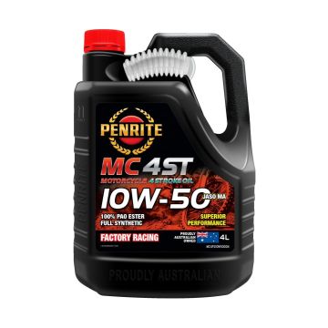 Motorový olej Penrite MC-4ST FS 10W-50 100% PAO ESTER Full Synthetic 4L