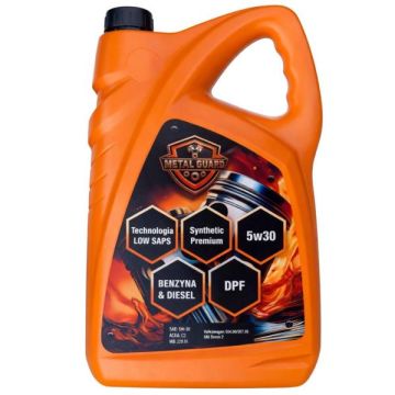 Metal Guard Engine Syntetický motorový olej Premium Longlife VW 504.00 507.00 5W30 5l