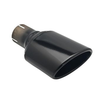 Jednoduchá koncovka výfuku Nerezová ocel NBL1-27L 120x80 mm Montážní průměr 65 mm
