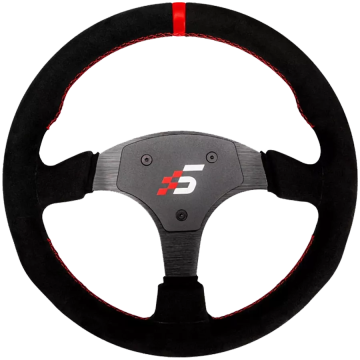 Profesionální kulatý závodní volant z broušené kůže 330 mm SIMAGIC Simulator Simracing