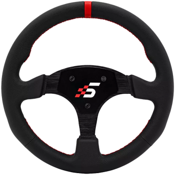Profesionální kulatý závodní volant z kůže 330mm SIMAGIC Simulator Simracing
