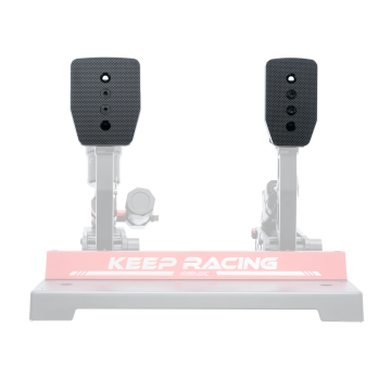 Standardní sada plochých pedálových desek plyn brzda pro P1000 pedály SIMAGIC Simulator Simracing