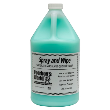 POORBOY'S WORLD Spray & Wipe Waterless Wash 3784 ml