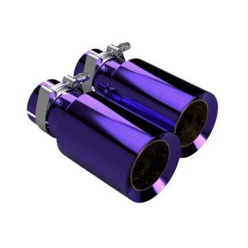 Titanium Exhaust Tips Purple Restomotive