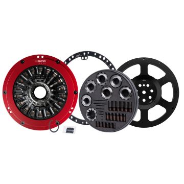 UniClutch Dvoukotoučová Spojka UniClutch Track s setrvačníkem UniClutch Mitsubishi Lancer EVO 5-9 4G63 4G63T