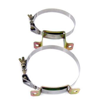 Stainless Steel Bottle Brackets for 10Lb / 15Lb Aluminum Bottles Nitrous Express NX 11106