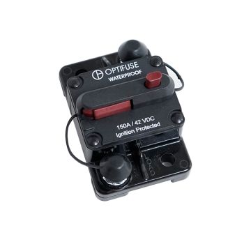 Circuit Breaker Surface Mount Manual Reset 150A 42VDC Nitrous Express NX 15899