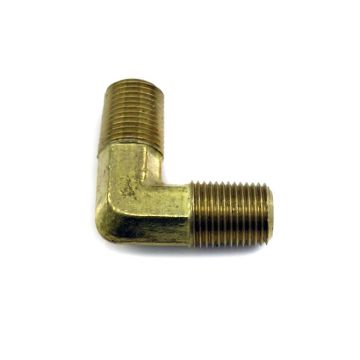 1/4 NPT x 1/8 NPT 90" Male Union Connector Nitrous Express NX 16129