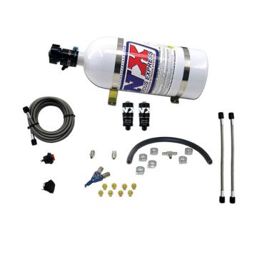 EFI Single Nozzle Piranha System 35-50-75Hp with 10Lb Bottle Nitrous Express NX 20001-10
