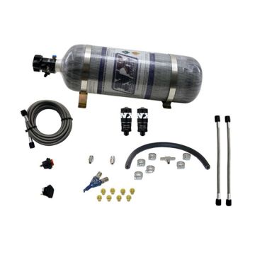 EFI Single Nozzle Piranha System 35-50-75Hp with 12Lb Carbon Bottle Nitrous Express NX 20001-12