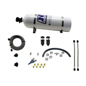 EFI Single Nozzle Piranha System 35-50-75Hp with 15Lb Bottle Nitrous Express NX 20001-15
