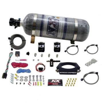 Nitrous Plate System with 12Lb Carbon Bottle for Chevrolet Corvette / Camaro LT1 6.2L Nitrous Express NX 20938-12