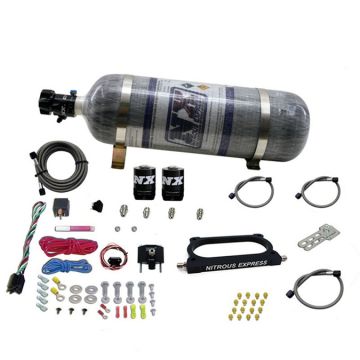 Nitrous Plate System with 12Lb Carbon Bottle for Ford GT 500 Nitrous Express NX 20949-12