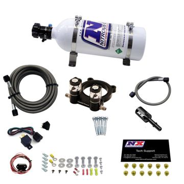 Nitrous Plate System with 5Lb Bottle for Ford 4-cyl Ecoboost 2.3L Nitrous Express NX 20954-05