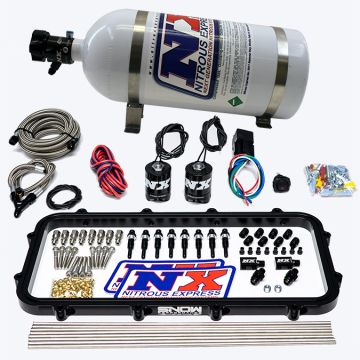 Direct Port Dry Holley High Ram Plate Nitrous System 5LB Nitrous Express NX 20963-05