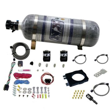 90mm Hemi Plate System (50-400Hp) with 12Lb Composite Bottle Nitrous Express NX 20990-12