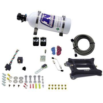 4150 Conventional Plate System Gasoline Stage 6 50-300Hp with 5Lb Bottle Nitrous Express NX 30040-05