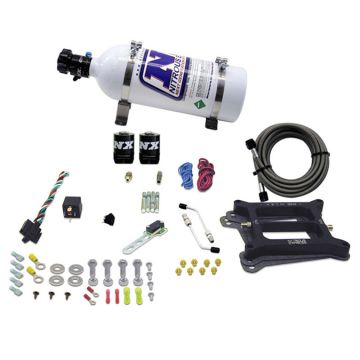 4150 Conventional Plate System Gasoline Pro-Power 100-500Hp with 5Lb Bottle Nitrous Express NX 50040-05