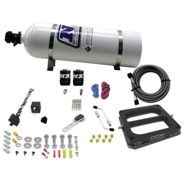 4500 Conventional Plate System Alcohol Pro-Power 100-500Hp with 15Lb Bottle Nitrous Express NX 50075-15