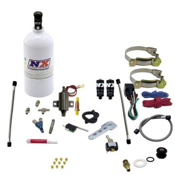 Two Cylinder Piranha System with Single Nozzle with 2.5Lb Bottle Nitrous Express NX 60022P
