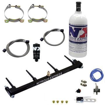 Billet Spray Bar System for ZX-14 with 1.0Lb Bottle Nitrous Express NX 62203-1.0P