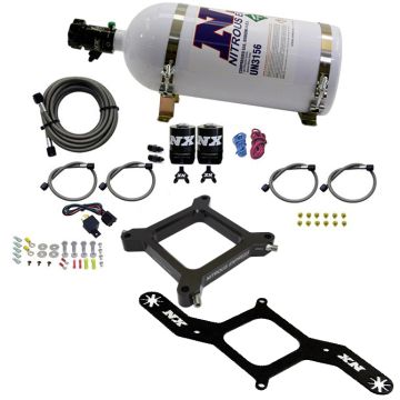 4150 Assassin Plate Alcohol Stage 6 100-300Hp with 10Lb Bottle Nitrous Express NX 67245-10