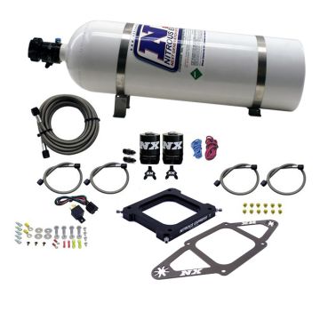 4500 Assassin Plate Alcohol Stage 6 100-300Hp with 15Lb Bottle Nitrous Express NX 67275-15