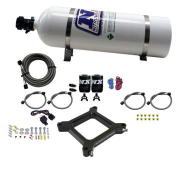 4150 Assassin Plate Alcohol Pro-Power 100-500Hp with 15Lb Bottle Nitrous Express NX 67545-15