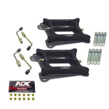 Dual 4150 Pro Power Conventional Plates Includes All Connectors and Hp Settings Nitrous Express NX NX5024
