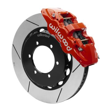 Wilwood 140-15525 AERO6 Big Brake Truck přední brzdová sada červená pro Nissan Patrol Y61 1997-2018 Red