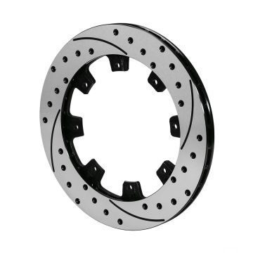Wilwood 160-7102-BK SRP Drilled & Slotted Performance 11.75 Left Black