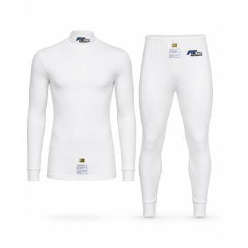 Nehořlavé oblečení rolák kalhoty FMIC.Pro bílé FIA 2036 8856-2018 velikost 3XL