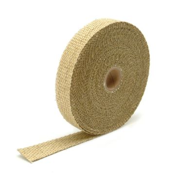 Tan Glass Fiber Exhaust Wrap 2.5cm x 30m (1" x 100ft) DEI 010117