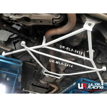Rear Lower Bar (3415) Ultra Racing for BMW E84 (X1) 2.0 4WD 09-15