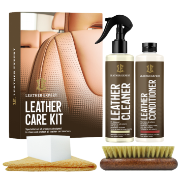Leather Expert Leather Expert Car Leather Care Kit sada na čištění a péči o automobilovou kůži 2x250ml 500ml 0,5l