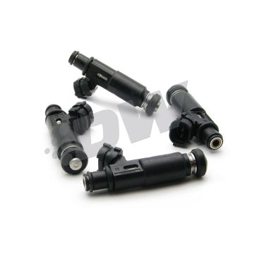 DeatschWerks zestaw 4 wtryskiwaczy paliwa 1300cc/min, Subaru Impreza WRX 02-14, Legacy GT 07-12, STI 07-15 (Top Feed)