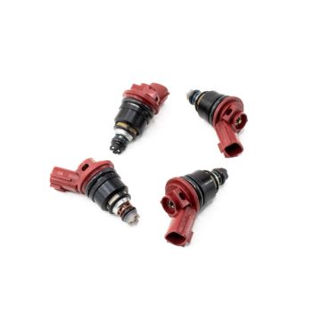 DeatschWerks zestaw 4 wtryskiwaczy paliwa 270cc/min Side Feed, Nissan G20/SR20/200sx/240sx SR20DET/KA24DE 91-98